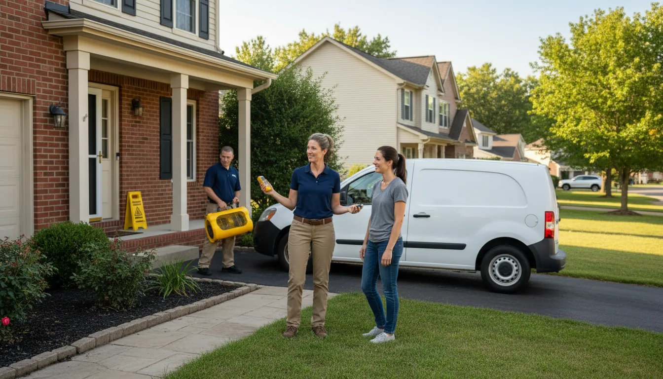 Residential water damage restoration in Elwell, MI
